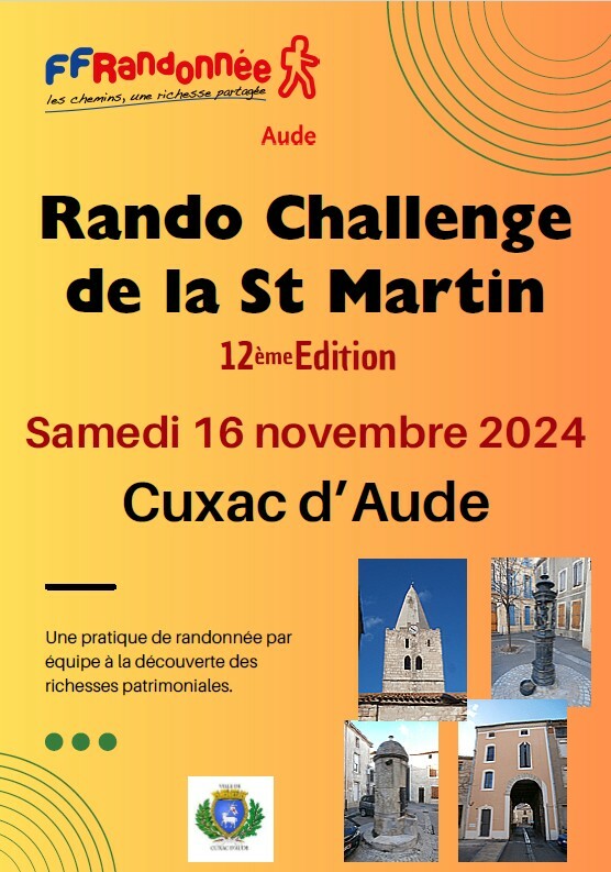 Rando Challenge de la St Martin à Cuxac