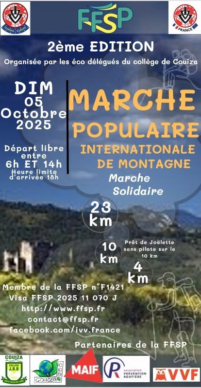 Marche solidaire Couiza