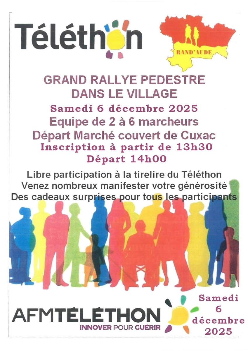 RandoRallye du Téléthon