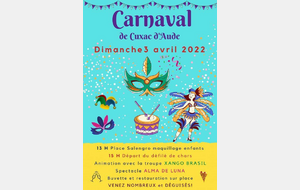 Carnaval de Cuxac Dimanche 3 avril 2022