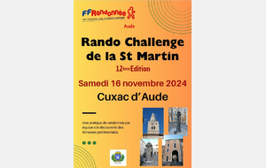 Rando Challenge de la St Martin à Cuxac