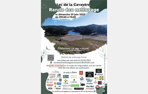 RandoEcoNettoyage Lac de la Cavayère