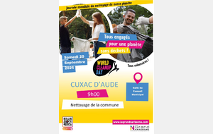 RandoEcoNettoyage Cuxac 9h devant salle des conseils Mairie